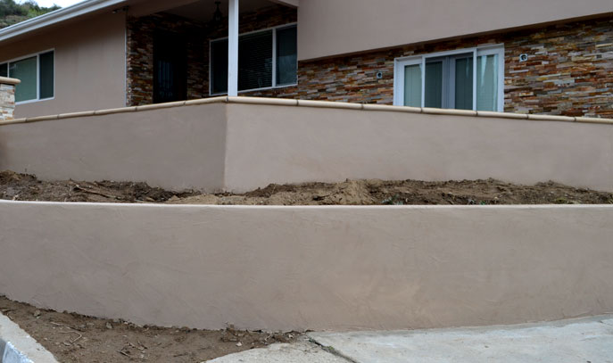 Plastered Block Walls